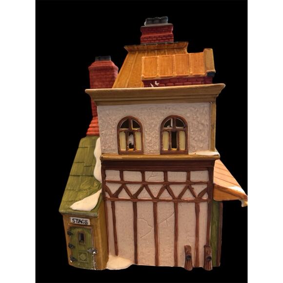 Dept 56 Dickens Christmas Village THEATRE ROYAL 1989 #5584-0 Incl Box & Light - Picture 3 of 7